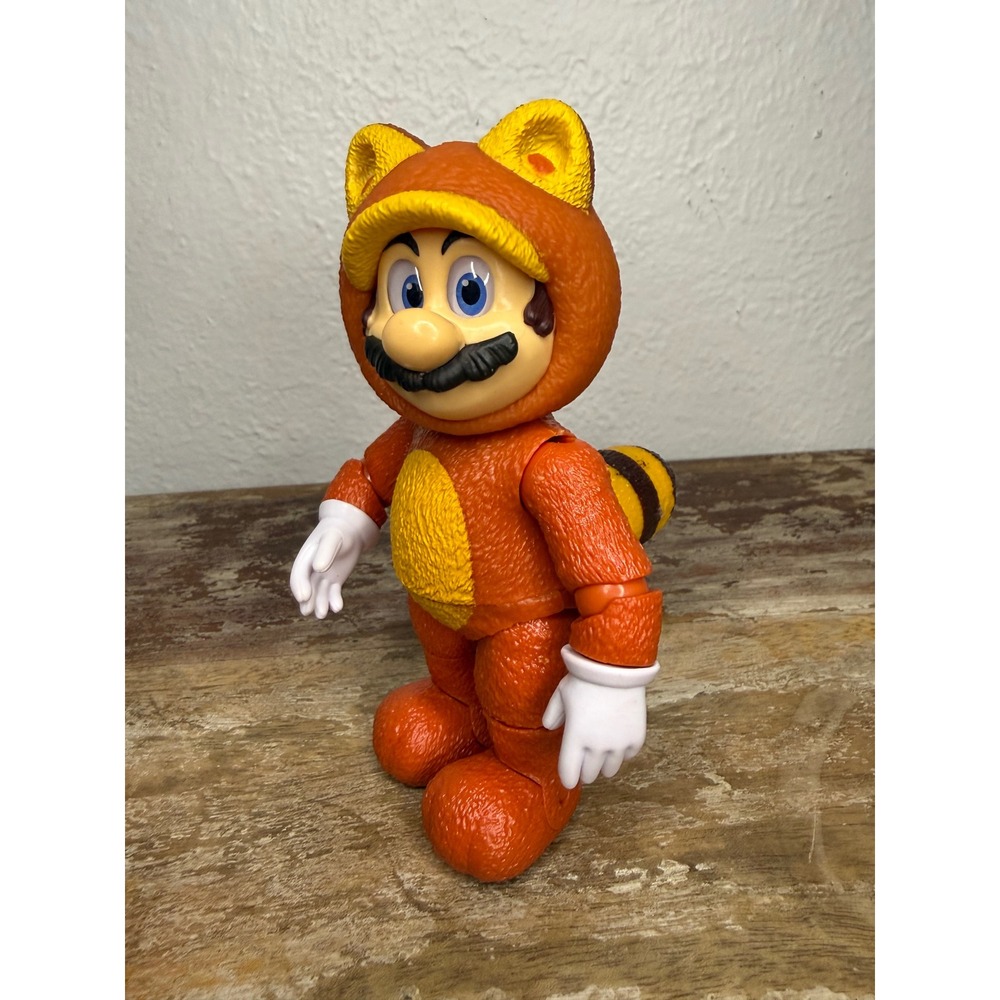 Jakks Nintendo Super Mario Bros 5" Tanooki Mario Action Figure